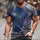 3D Digital Round Neck Short Sleeve T-Shirt