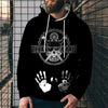 3D Digital Printing Loose Hooded Sweatshirt