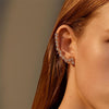 Star Full Diamond Ear Cuff Temperament Simple Unilateral Earrings