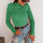 New Solid Color Temperament Versatile Pleated Long Sleeves