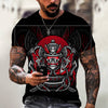 New Men Summer 3Dt Shirt Top Printing Street Short Sleeves