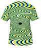 Digital print round neck short sleeve T-shirt