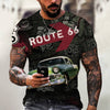 New Men Summer 3D Shirt Top Printed Street Short Sleeve