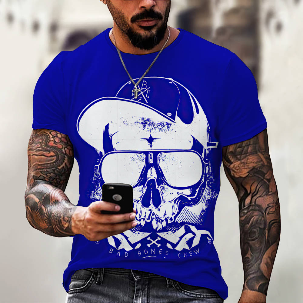 3D Digital Printing Casual Short-Sleeved T-Shirt