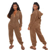 Pants Plush Home Wear Pajamas Cute One-piece Suit
