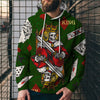 Poker Digital Printed Sweater Street Fashion Loose Sports Hoodie