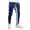 Patchwork Zipper Sports Trousers