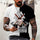 New Men Summer 3Dt Shirt Top Printing Street Short Sleeves