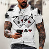 New Men Summer 3Dt Shirt Top Printing Street Short Sleeves