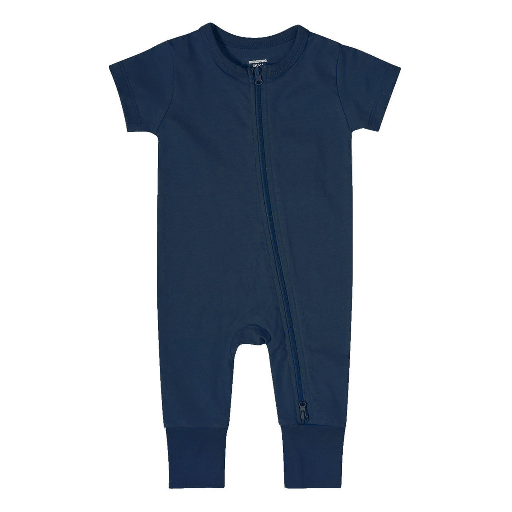 And Women's Baby Zipper Newborn Short-sleeved Romper Comfortable