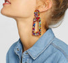 Geometric Acrylic Irregular Earrings Summer Beauty Jewelry