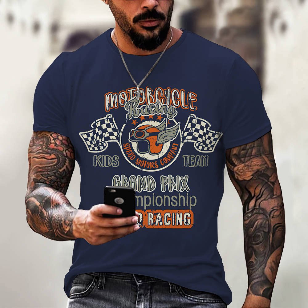 3D Digital Printing Casual Short-Sleeved T-Shirt