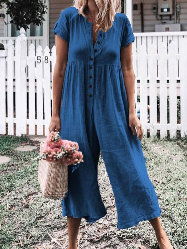Hot Selling Cotton Blend Jumpsuit