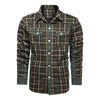 Men Plaid Jacket Casual Autumn Winter Jacket Men Slim Fit Jacket
