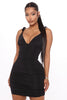 Women's Black Skinny Fashion Prom Party Dress