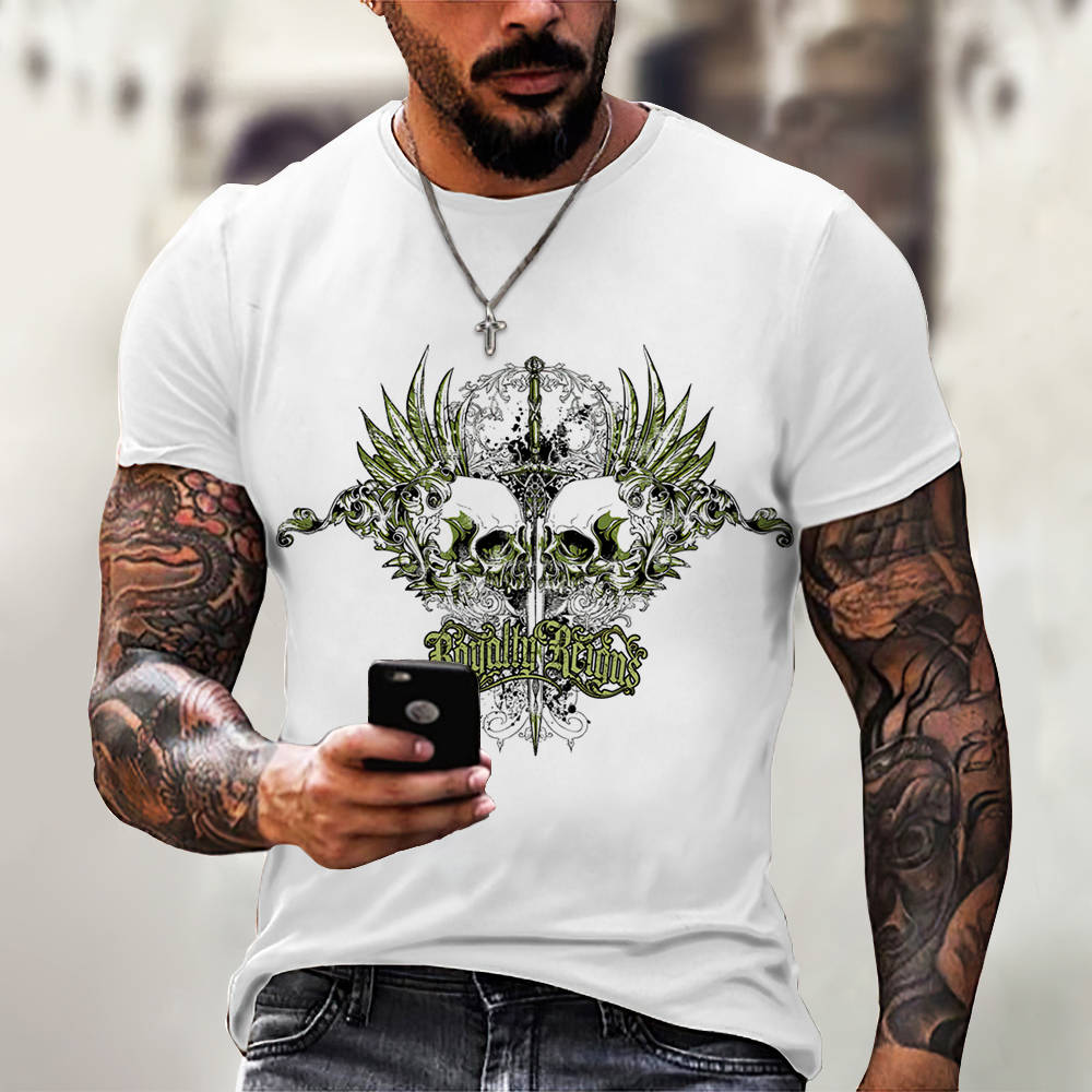 3D Digital Printing Casual Short-Sleeved T-Shirt