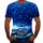 3D digital round neck short sleeve T-shirt