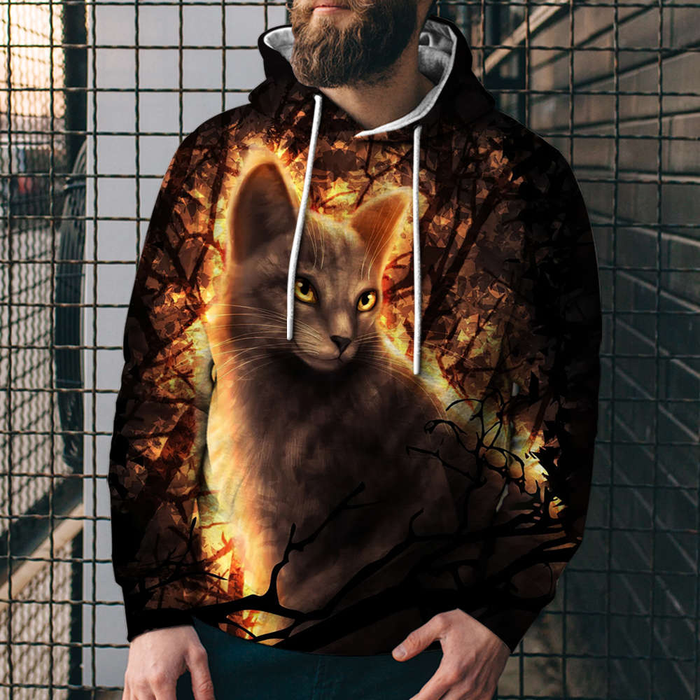 3D Digital Printing Casual Hoodie Sweatshirt