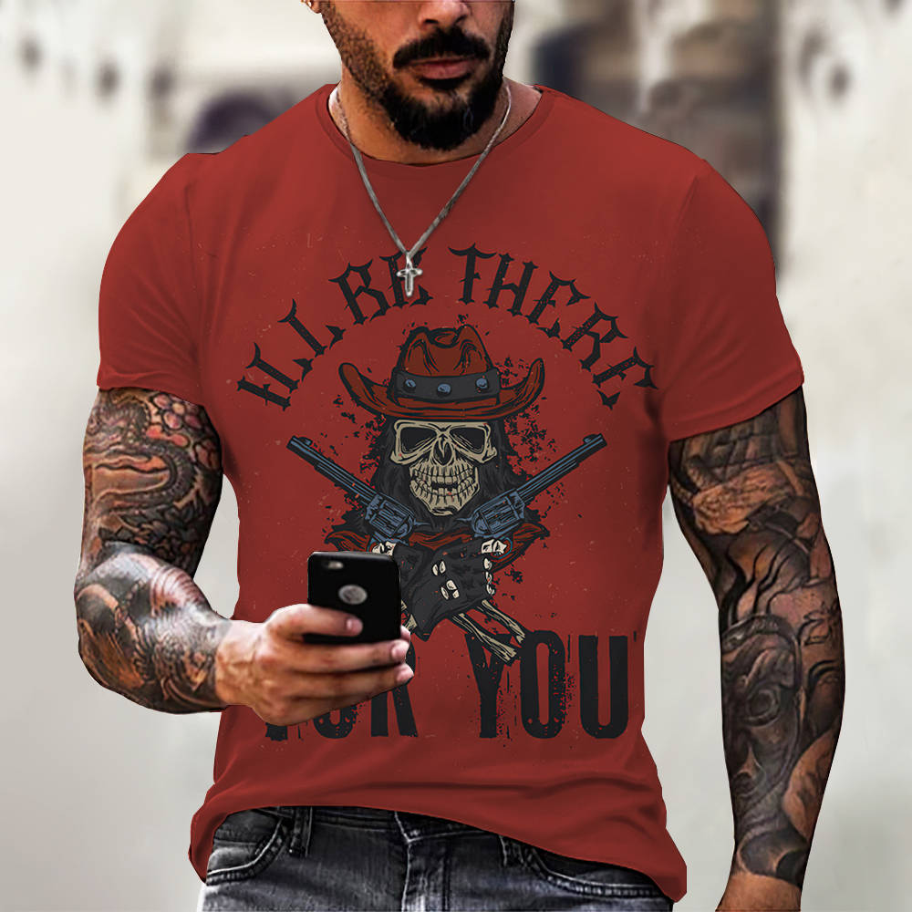 3D Digital Printing Casual Short-Sleeved T-Shirt