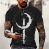 New Men Summer 3Dt Shirt Top Printing Street Short Sleeves