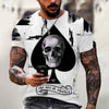 New Men Summer 3Dt Shirt Top Printing Street Short Sleeves