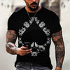 New Men Summer 3Dt Shirt Top Printing Street Short Sleeves