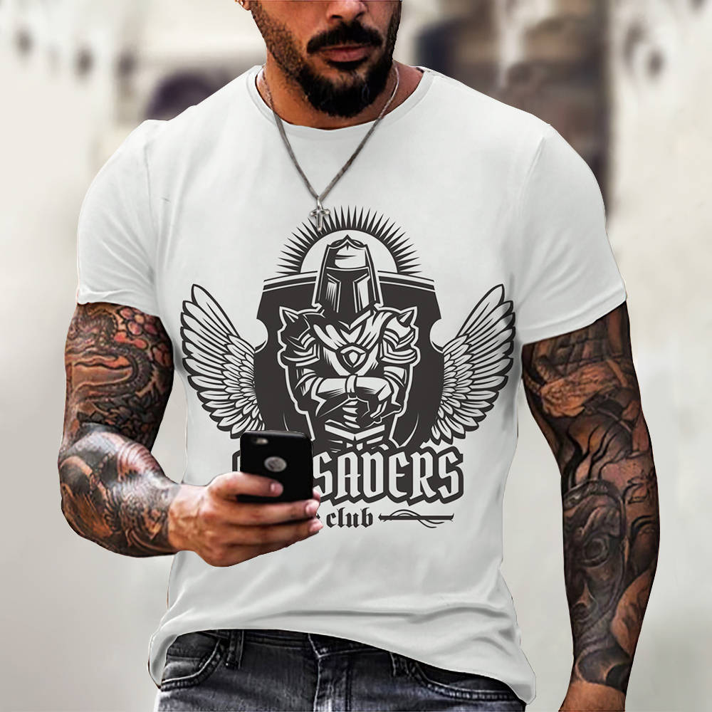 3D Digital Printing Casual Short-Sleeved T-Shirt