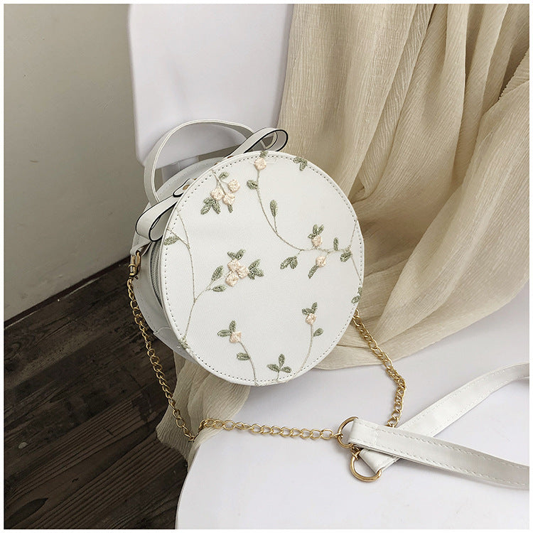 Lace Small Round Bag