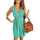 Fashion Solid Color Waist Sleeveless Short Dress