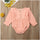 Infant And Toddler Cotton And Linen Solid Color Long-sleeved Romper Romper Bodysuit