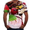 3D digital round neck short sleeve