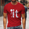 3D Digital Round Neck Short Sleeve T-Shirt