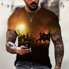 3D Digital Printing Casual Short-Sleeved T-Shirt