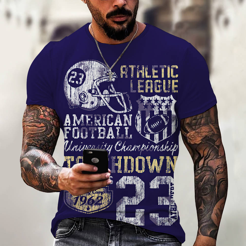 3D Digital Printing Casual Short-Sleeved T-Shirt