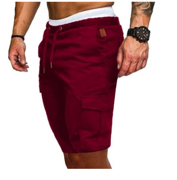 Colorful Fashion Slim Belt Casual Shorts