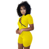 Stitching Contrast Skinny Casual Jumpsuit