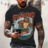 New Men Summer 3Dt Shirt Top Printing Street Short Sleeves