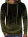 Mens casual sports tethered hooded fleece sweater jacket