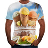 3D digital round neck short sleeve