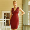 2021 New Diamond Short Skirt High Waist Strap Solid Wine Red Dress Party Sexy Evening Dress