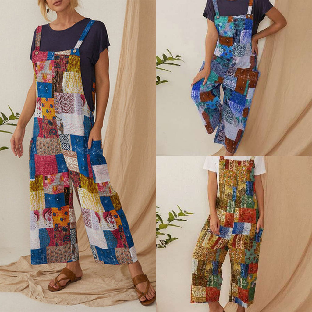 Personalized Check Print Overalls