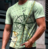 3D Digital Round Neck Short Sleeve T-Shirt