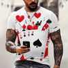 New Men Summer 3Dt Shirt Top Printing Street Short Sleeves