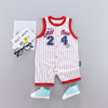 Summer Clothes Thin Combed Cotton Newborn One-piece Baby Short-sleeved Boxer Romper