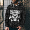 3D Digital Printing Loose Hooded Sweatshirt
