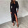 Cross-border Foreign Trade Women's Sexy Split Party Dress