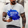 New Men Summer 3Dt Shirt Top Printing Street Short Sleeves