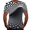 3D digital printing round neck short sleeves