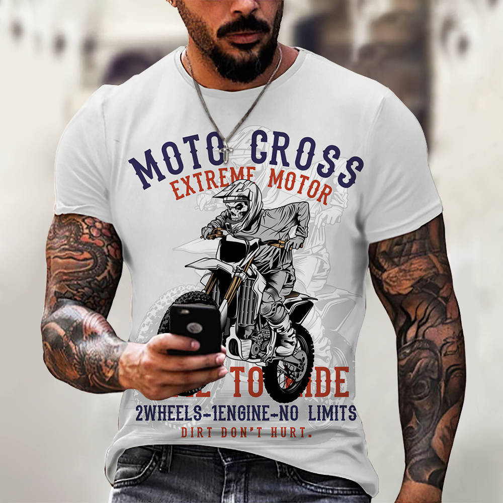 3D Digital Printing Casual Short-Sleeved T-Shirt