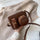 Retro Broadband One-shoulder Messenger Small Square Bag